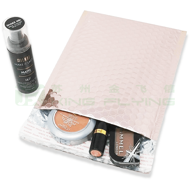 Custom Size Printed Travel T-shirts Metallic Packaging Bubble Bag