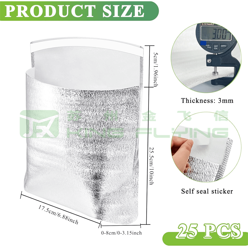 Flexible And Strong Cold Chain Packaging Bag With Aluminum Coating
