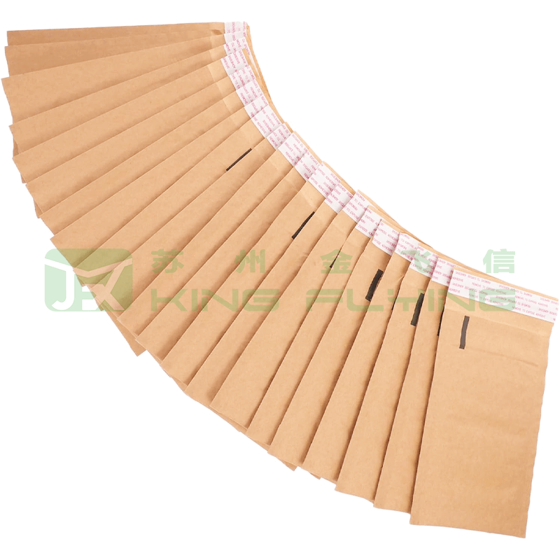 Seal Sealing Kraft Honeycomb Courier Delivery Packaging Mailer For Clothing