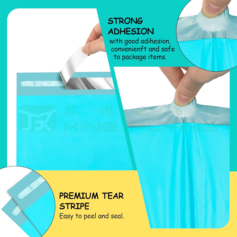 Custom Logo Clothes Courier Personalized Plastic Shipping Bag