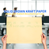 Printed Logo High Quality Kraft Paper Packaging Pouch