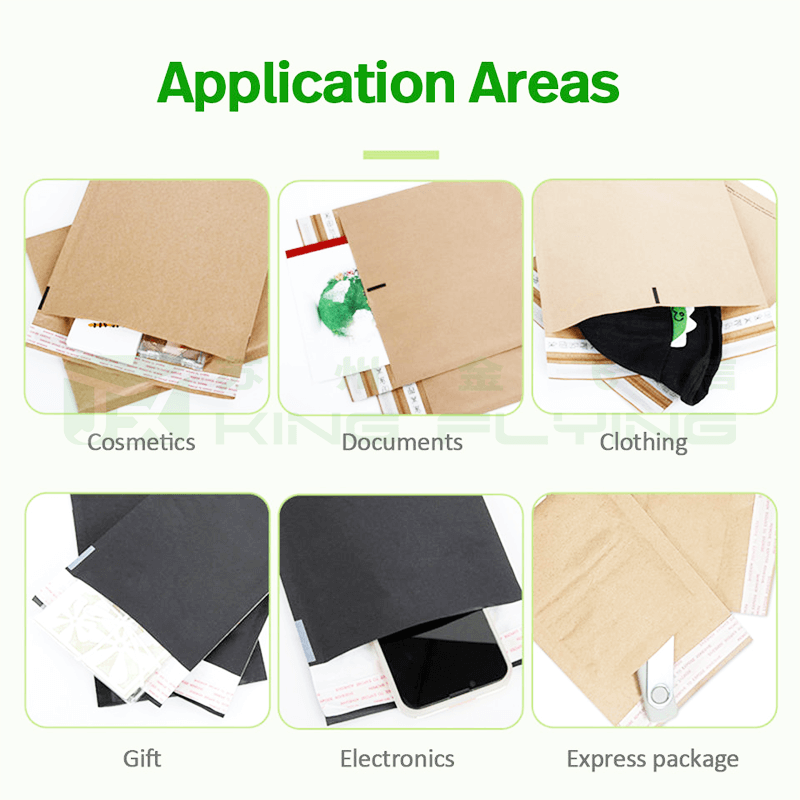 Eco Friendly Recycle Custom Kraft Honeycomb Courier Packaging Bag