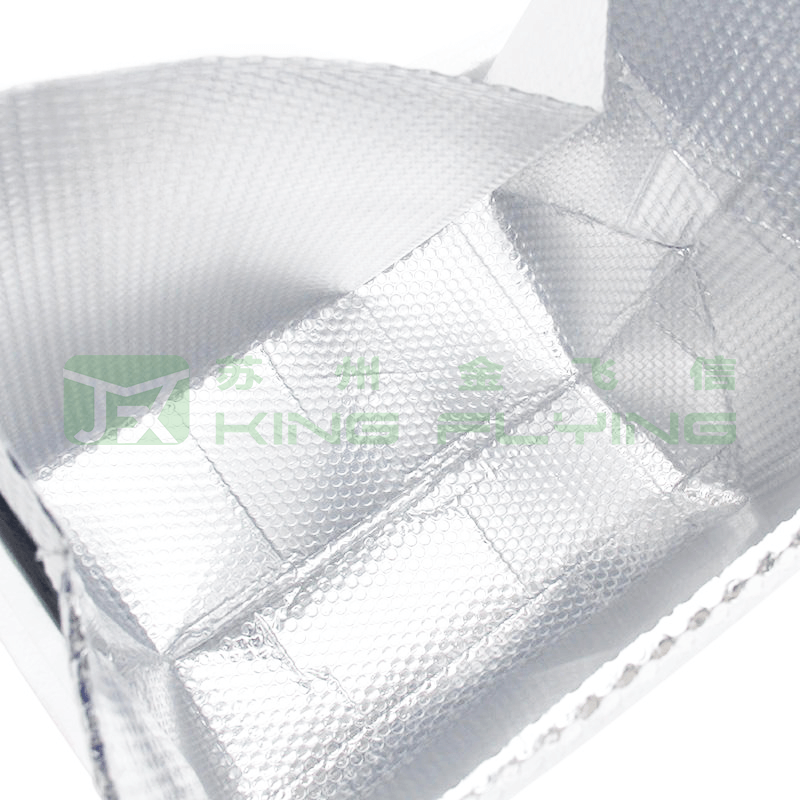 Aluminum Bubble Foil Thermal Insulated Cooler Bag For Food Packaging