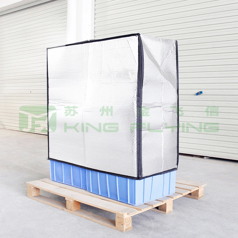 High-Performance Reusable Waterproof Tear-Resistant Thermal Pallet Cover For Logistics Protection