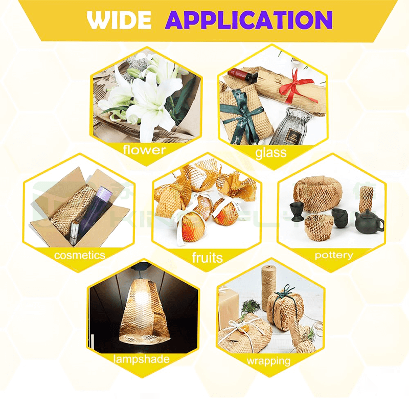 100% Recyclable Protective Filling Buffer Honeycomb Cushion Paper Roll
