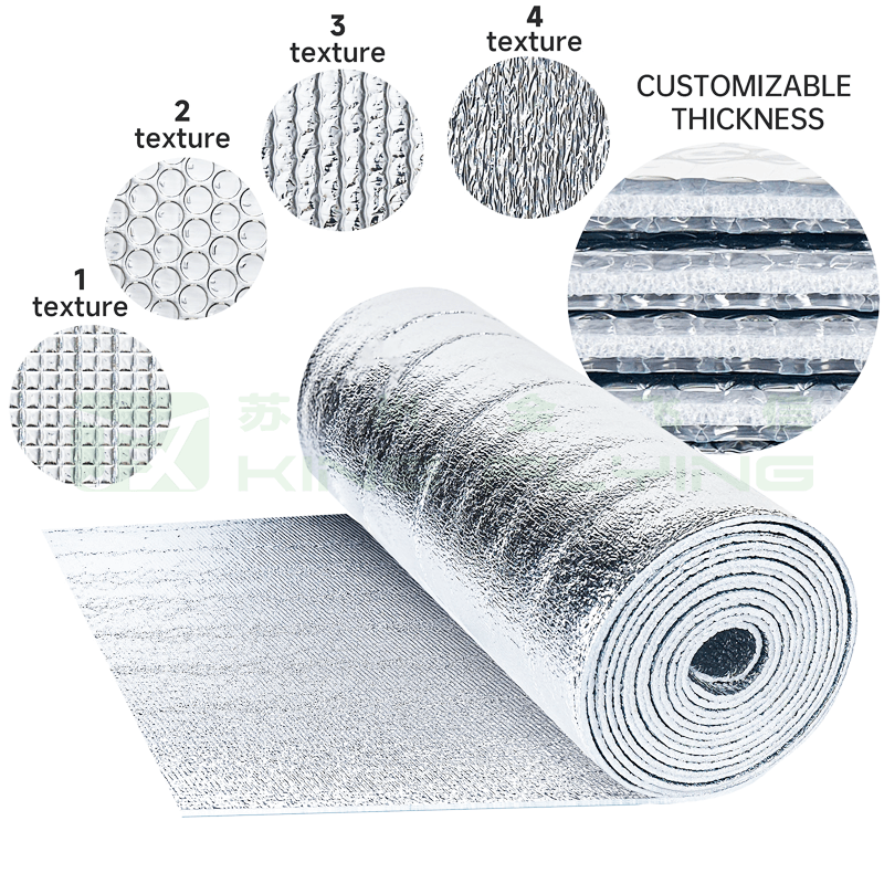 Customized Modern Fire Retardant Reflective Aluminum XPE Foam Foil Sheet