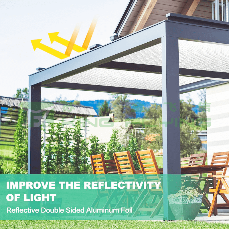 Wall Thermal Double Sided Bubble Aluminum Foil Insulation Building Material