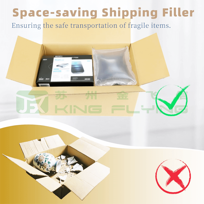 Wholesale Inflatable Plastic Air Pillow Cushion Packaging Bag