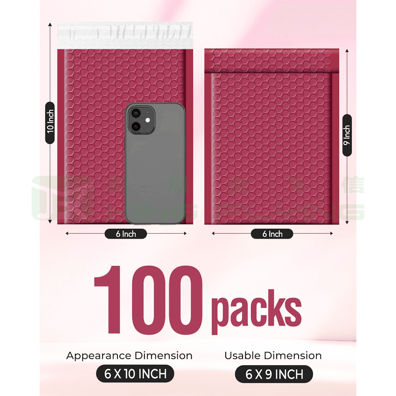 Self-Sealing Poly Bubble Bag For Convenient Small Item Packaging