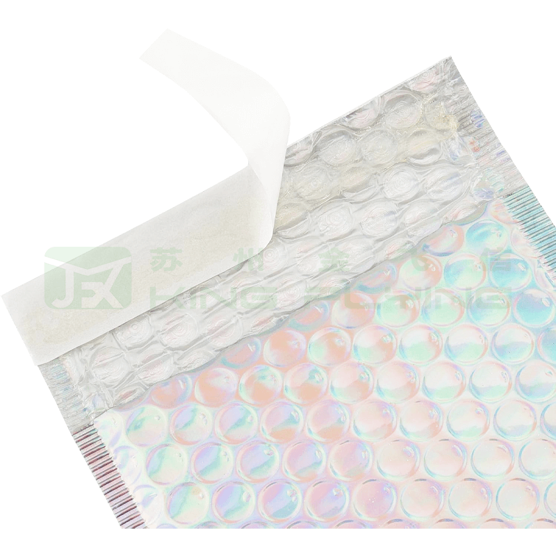 Custom Print Aluminum Foil Metallic Bubble Wholesale Express Packaging Bag
