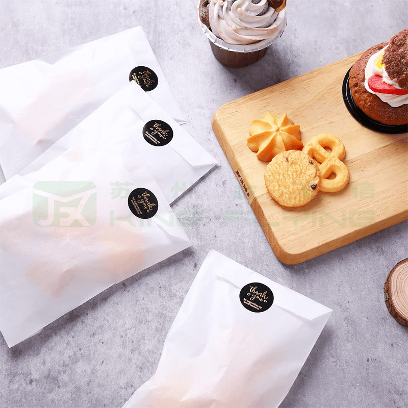 Factory Sale Eco-Friendly Durable Waterproof Matte Frosted Custom Glassine Bag