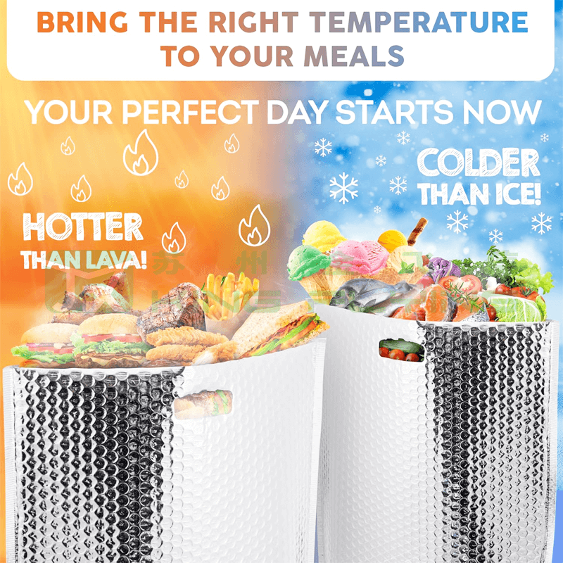 Reusable Heat Insulation Cooler Thermal Box Liners Food Packaging Bag