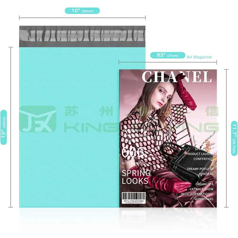 Custom Color Glossy Poly Courier Shipping Packaging Mailer