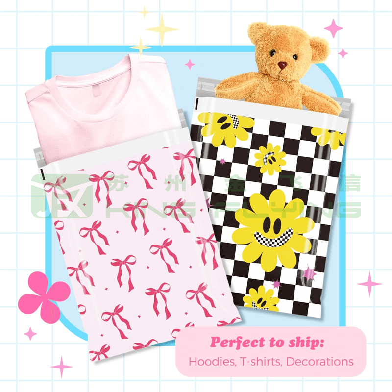 Plastic Self Seal Waterproof Shipping Packaging Bag For Apparel