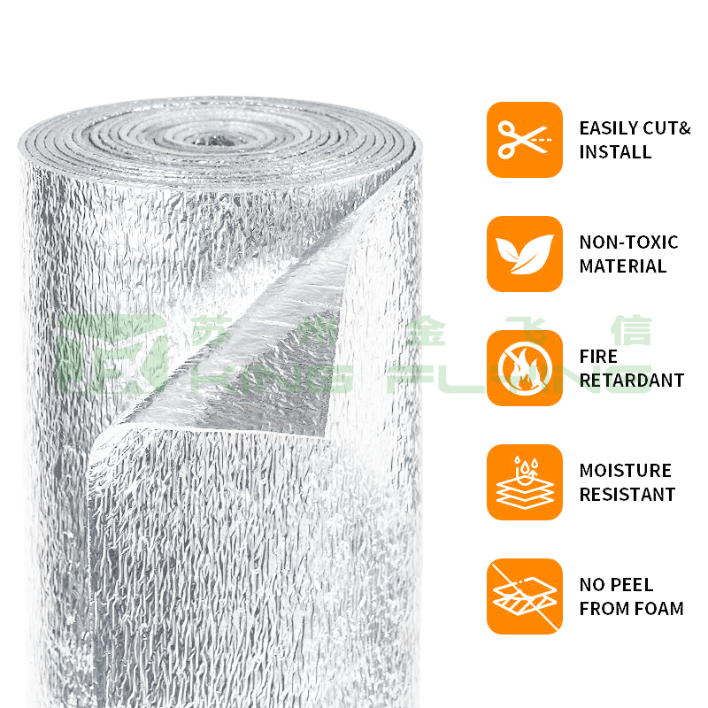 Reflective Aluminium Foil Laminated XPE/EPE Foam Insulation Sheet