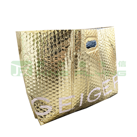 Thermal Bubble Cooler Bag With Handle For Secure Food Packaging