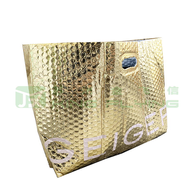 Thermal Bubble Cooler Bag With Handle For Secure Food Packaging