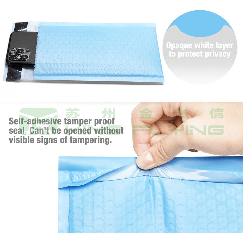 Custom Printed Padded Bubble Envelope For Jewelry Cushioned Shipping