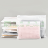Wholesale Eco Friendly Custom PE Frosted Zipper Bag For T-Shirt