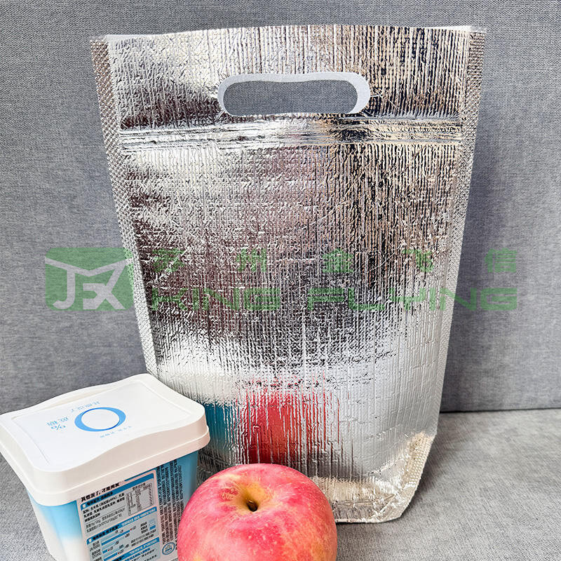 Aluminum Foil Cooler Thermal Food Packaging Bag For Seafood Shipping