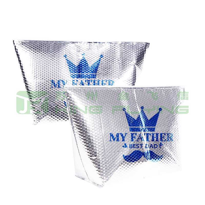 Aluminum Lightweight Reflective Bubble Cooler Bag With Enhanced Insulation