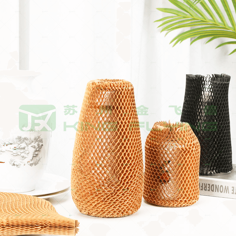 Eco-Friendly Honeycomb Protective Paper Sleeve For Wine Bottles