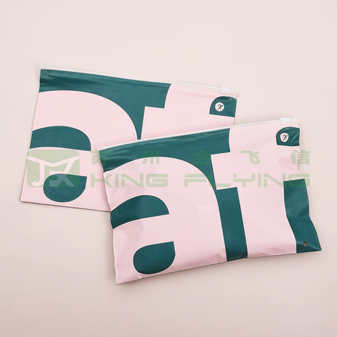 Zip Lock Biodegradable Custom Clear Jewelry Frosted Plastic Packaging Bag