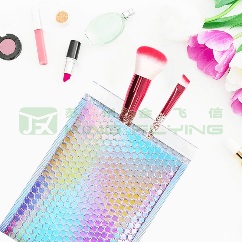 Custom Logo Metallic Bubble Aluminum Foil Shipping Express Packaging Bag