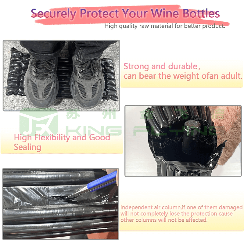 Inflatable Protective Air Column Packaging Bag With Superior Cushioning Properties