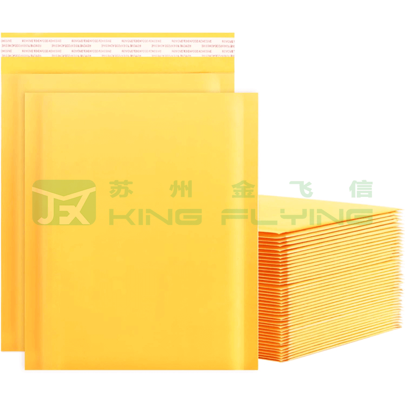 Custom Printed Kraft Bubble Packaging Mailer For Jewelry Shipping