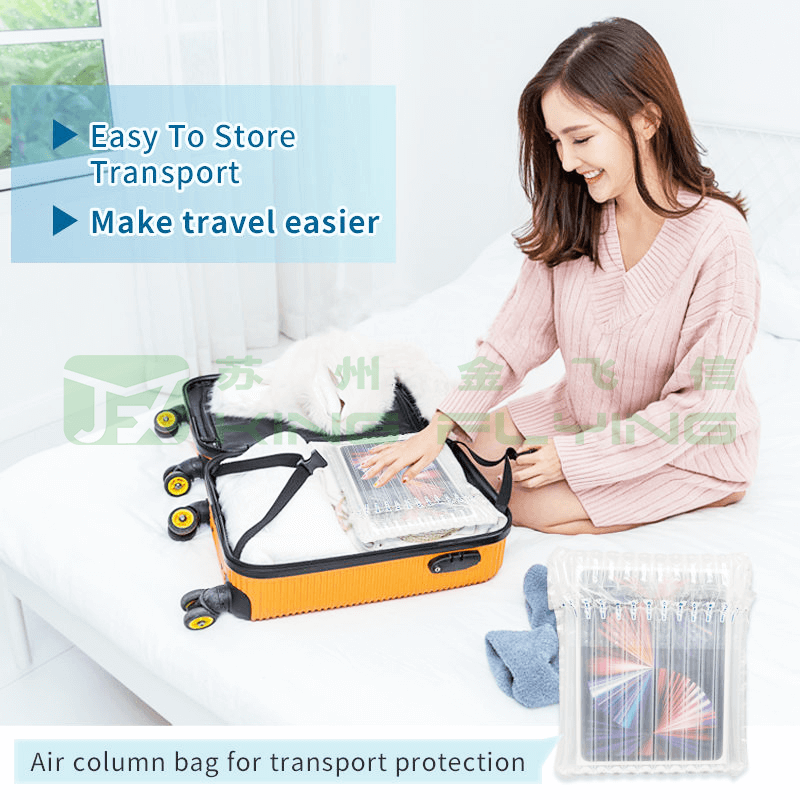 Wholesale Biodegradable Transparent Color Air Cushion Column Packaging Bag