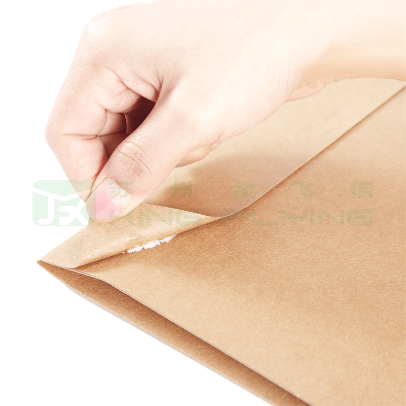 Eco-Friendly Paper Packaging Kraft Self-Seal Durable Waterproof Shipping Clothes Bag