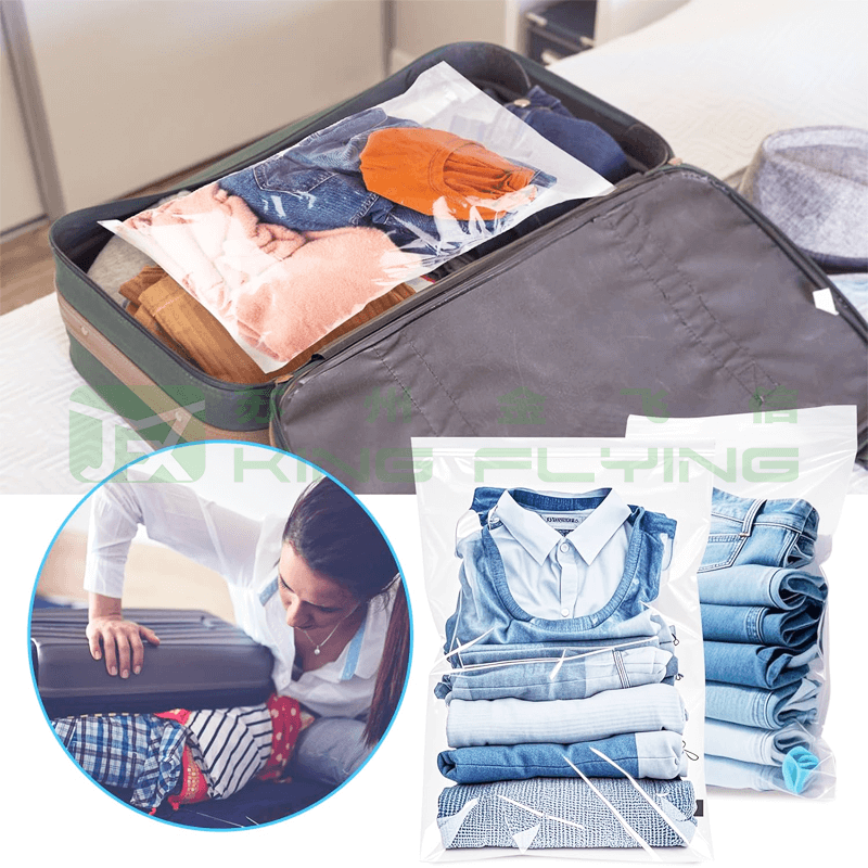 Waterproof Eco Friendly Custom Logo Printed Zip Lock Bag