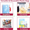 Ziplock Biodegradable Custom Logo Clear Jewelry Frosted Plastic Packaging Bag