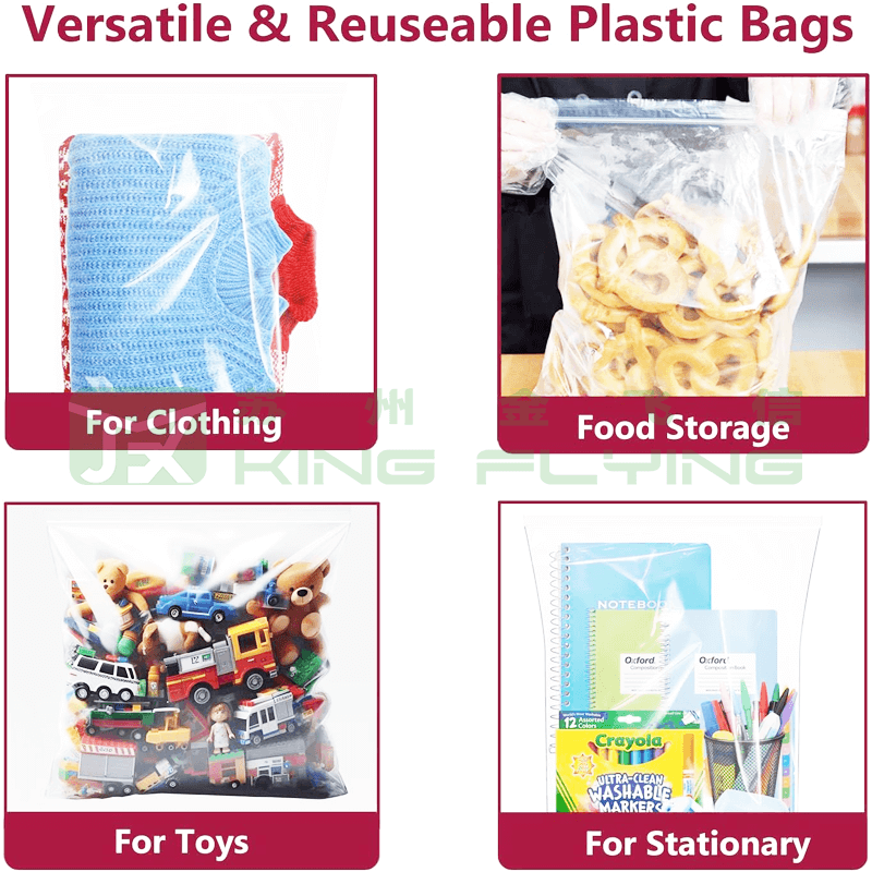 Ziplock Biodegradable Custom Logo Clear Jewelry Frosted Plastic Packaging Bag