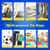 Wholesale Frosted Plastic Poly Slider Zipper Bag For T-shirt Packaging
