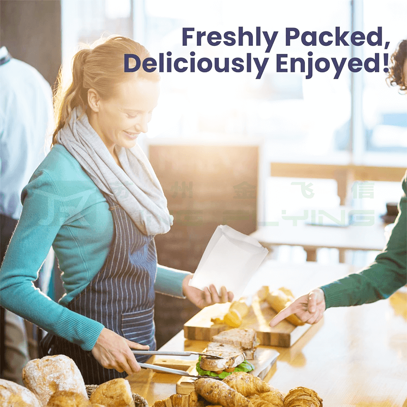 Custom Printed Compostable Eco-Friendly Recyclable Waterproof Glassine Paper Bag
