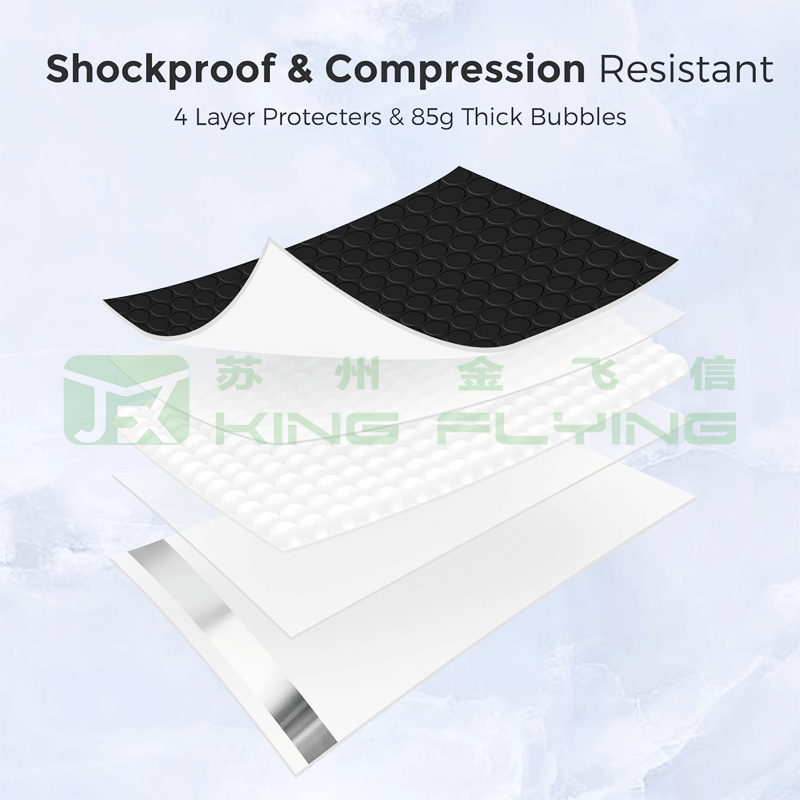 Custom Printed Bubble Padded For Jewelry Cushioned Shipping Packaging Envelope
