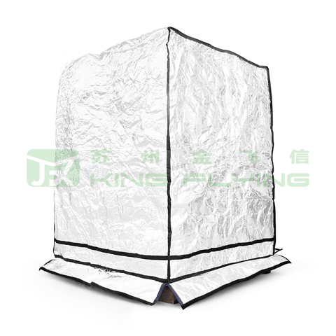 Durable Multi-Layer Metalized Film Thermal Insulation Pallet Cover For Shipping