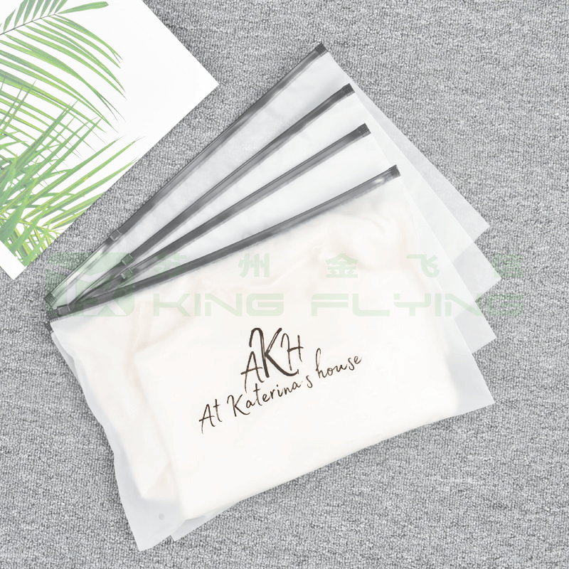 Recycled Clothing Packaging Plastic Resealable Zip Lock Bag