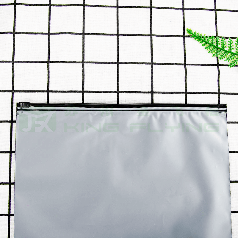 Custom Plastic Packaging Eco Friendly Resealable Frosted Zipper Bag