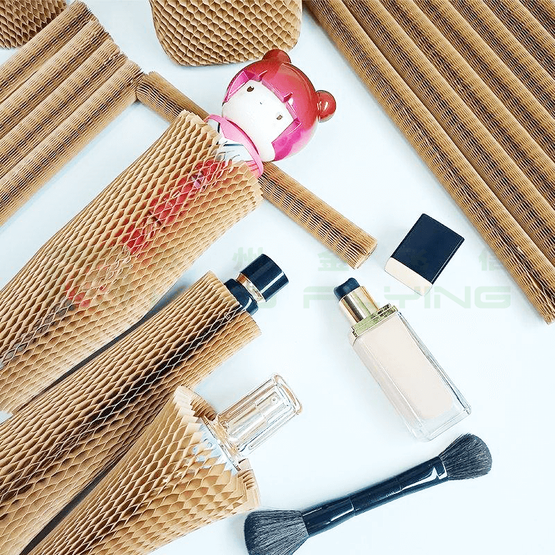 Shock Absorbent Eco Friendly Honeycomb Kraft Sleeve For Bottle Protection