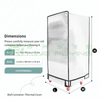 High-Performance Reusable Waterproof Tear-Resistant Thermal Pallet Packaging Cover