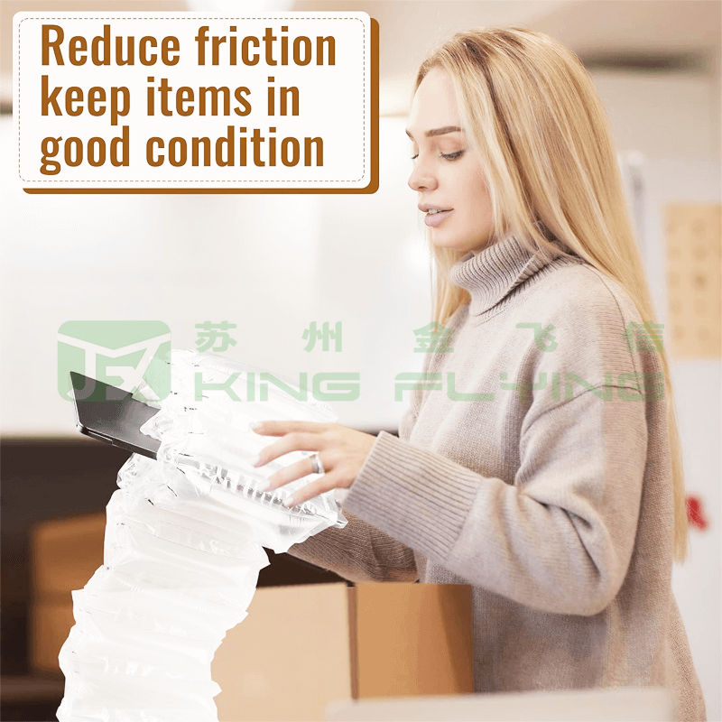 Plastic Recycled Inflatable Air Pillow Cushion Packaging Bag For Goods