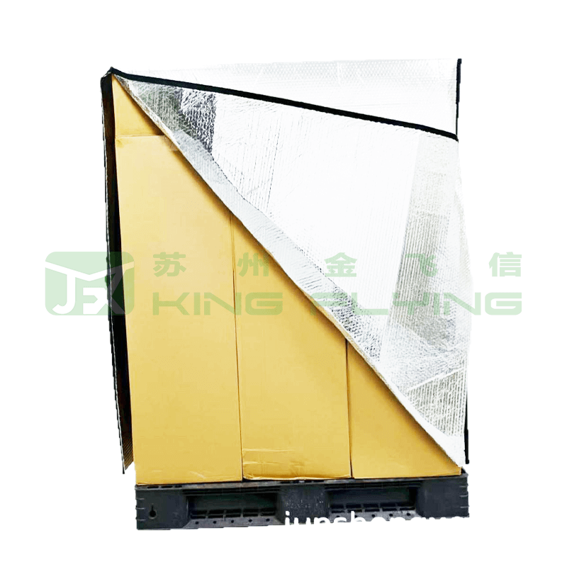 Custom Fireproof Waterproof Reusable Thermal Insulated Pallet Cover