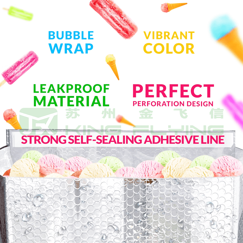 Reusable Heat Insulation Cooler Thermal Box Liners Customized Packaging Bag