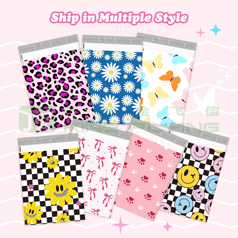 Plastic Self Seal Waterproof Shipping Packaging Bag For Apparel