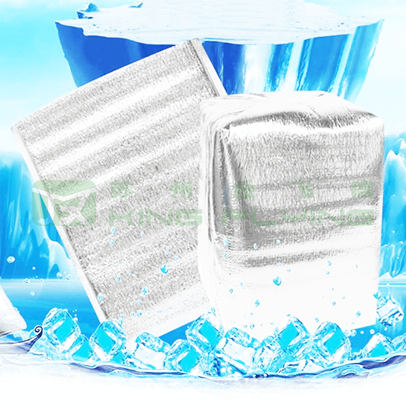 Custom Disposable Thermal Insulated Aluminium Foil Ice Cooler Bag