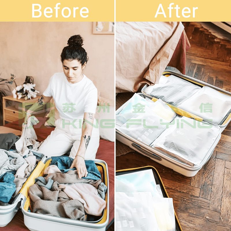 Transparent PVC PE Zipper Plastic Packaging Bag For Clothing/Underwear