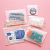 Zip Lock Biodegradable Clear Jewelry Frosted Plastic Packaging Bag